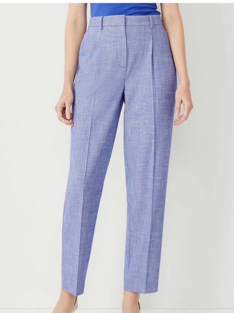 NWT 4 Ann Taylor Pleated Taper High Rise Trousers